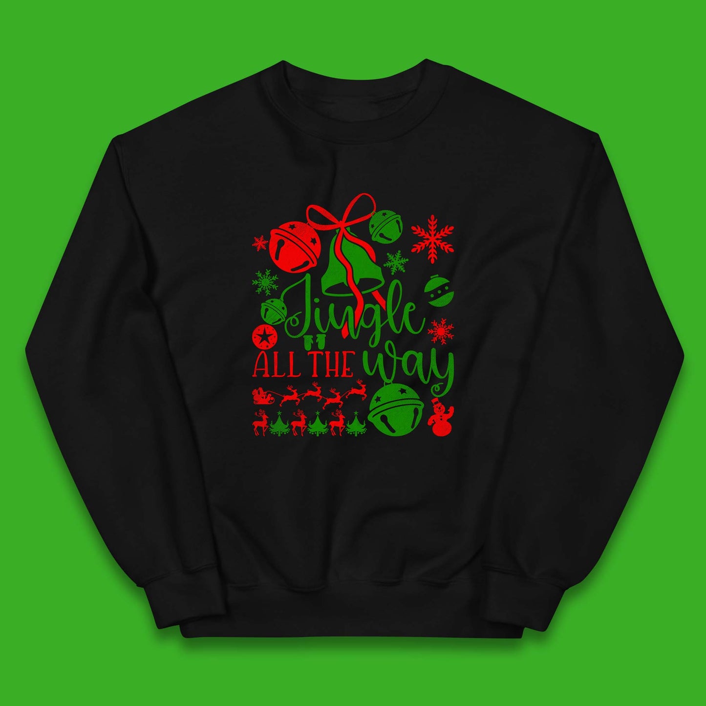 jingle all the way christmas jumper