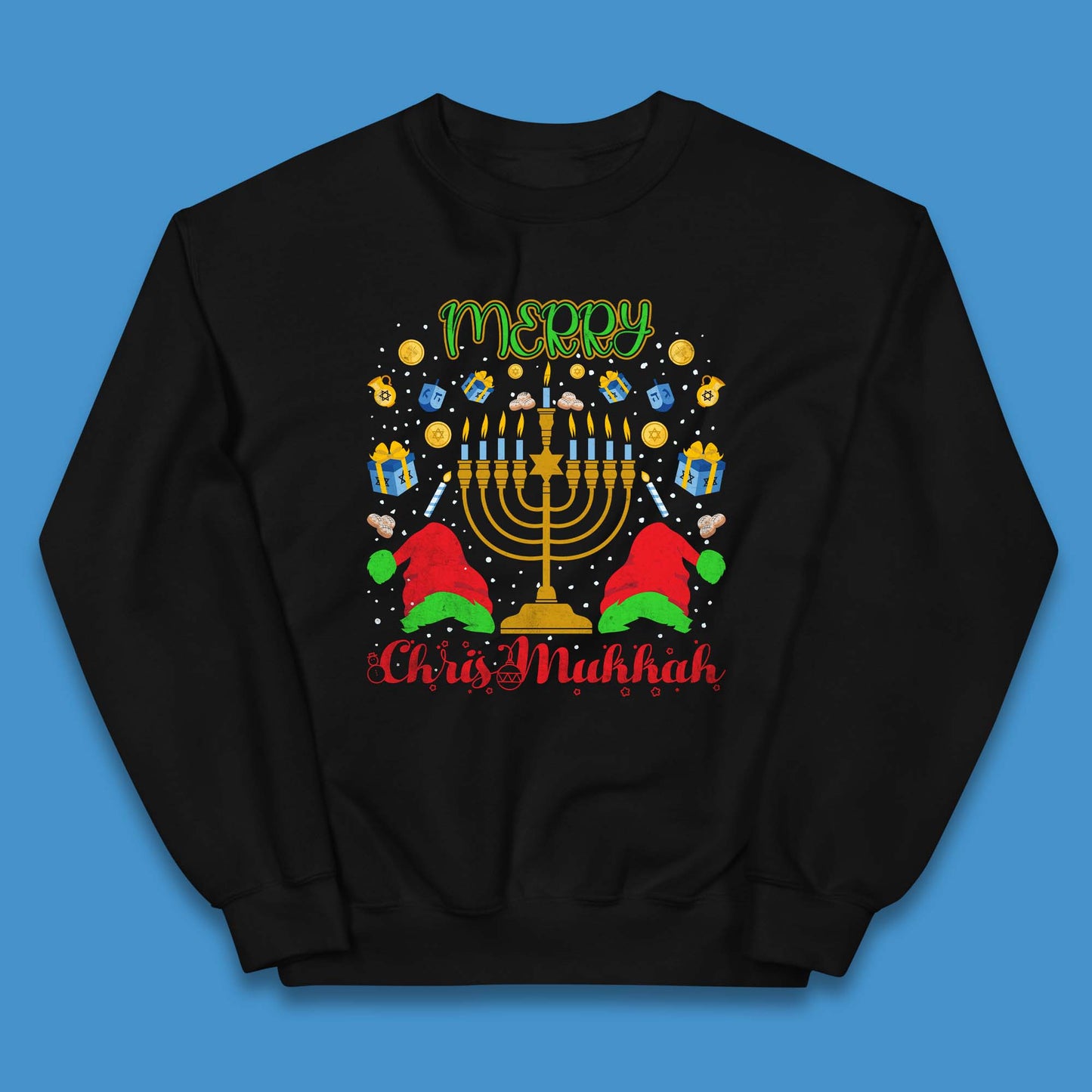 Merry Chrismukkah Kids Jumper