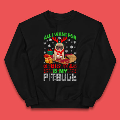 christmas pitbull jumper