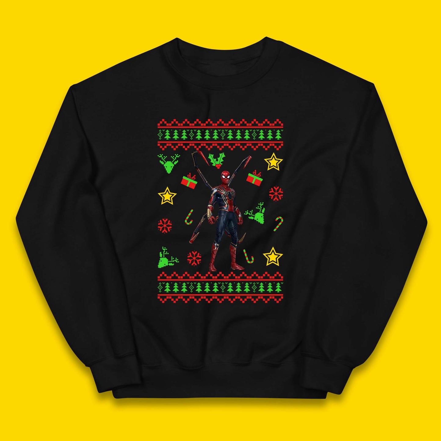 Spiderman Christmas Kids Jumper