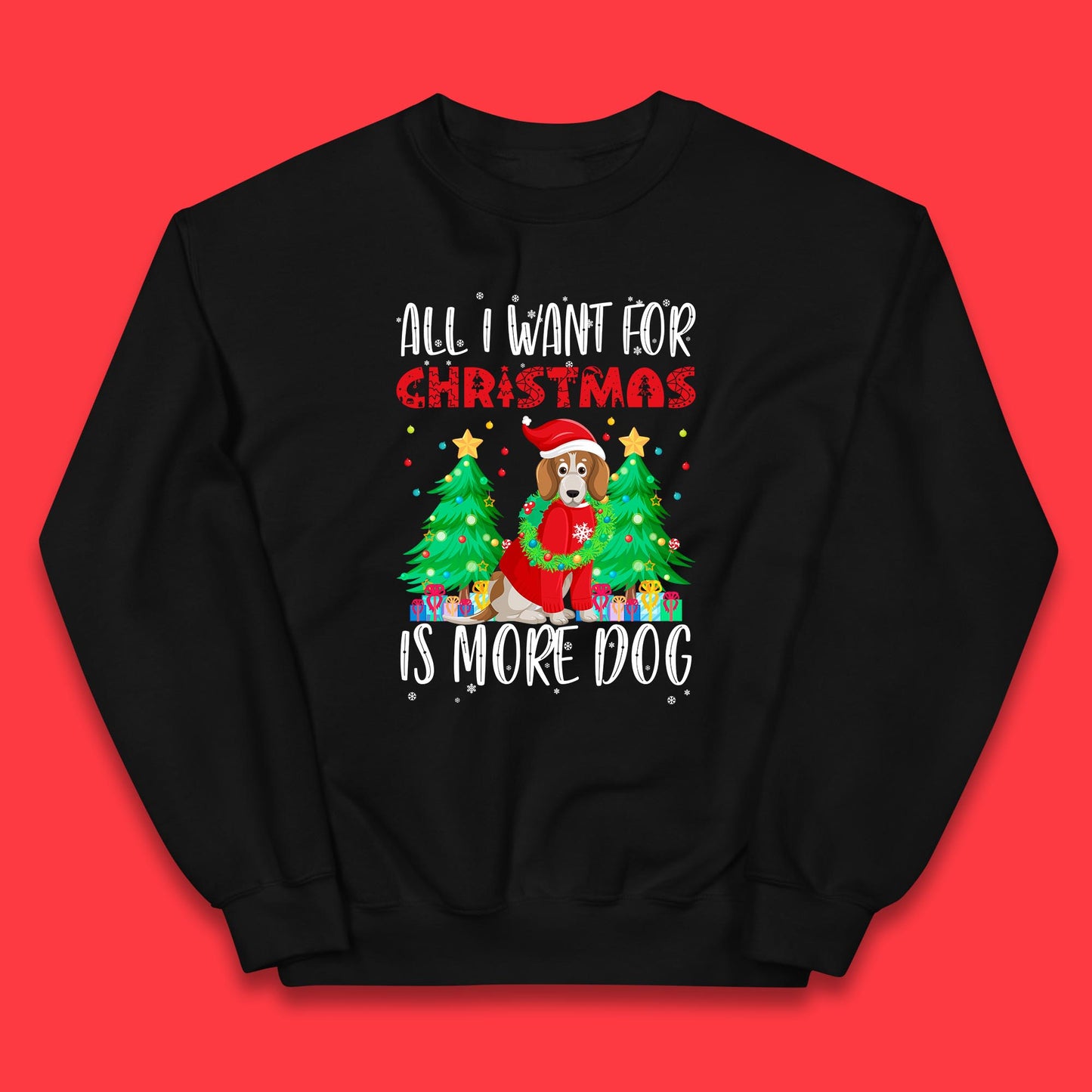 all i want for christmas is more dog jumper