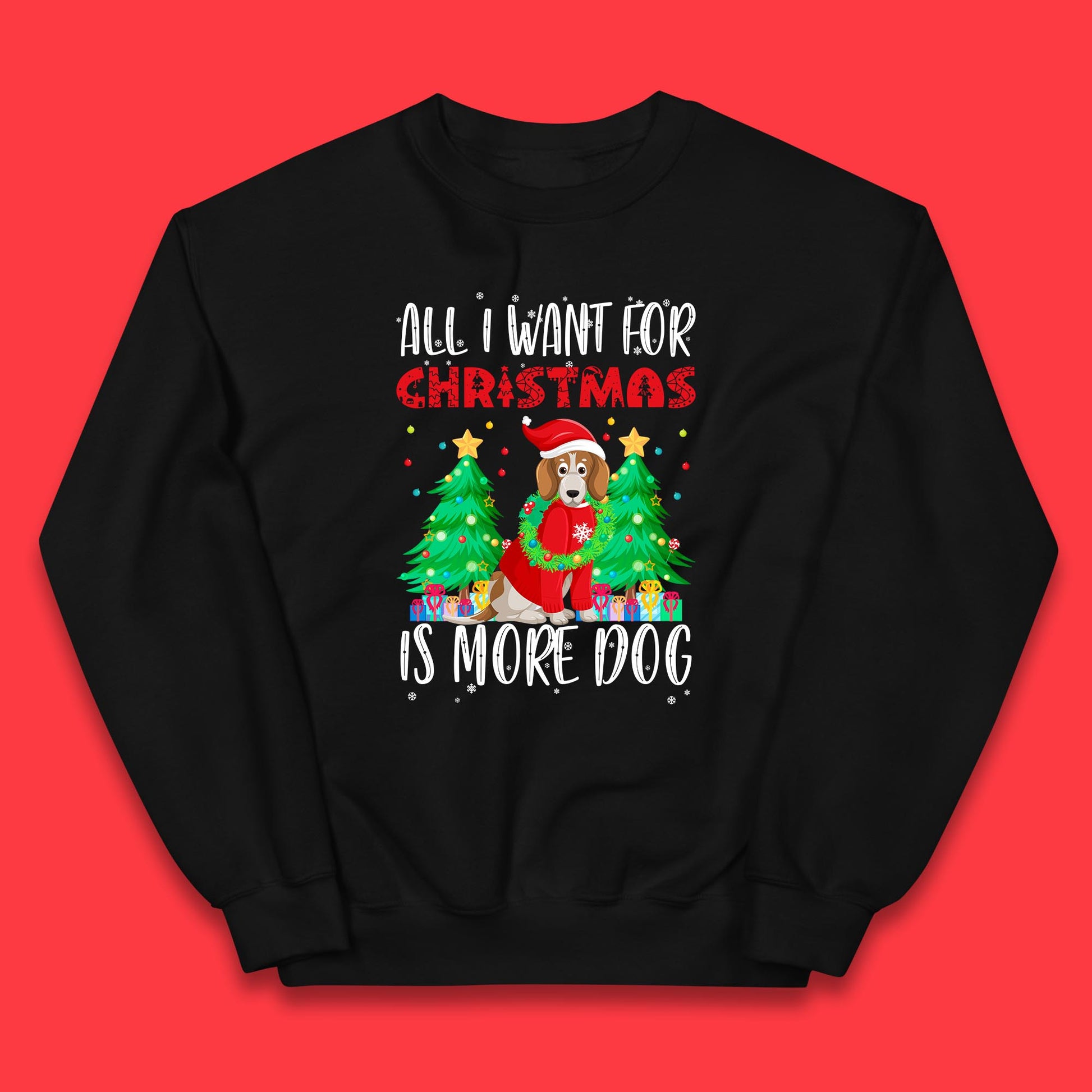 all i want for christmas is more dog jumper