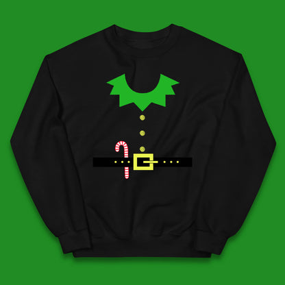 christmas elf costume christmas candy jumper