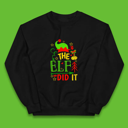 christmas the elf did it funny jumper