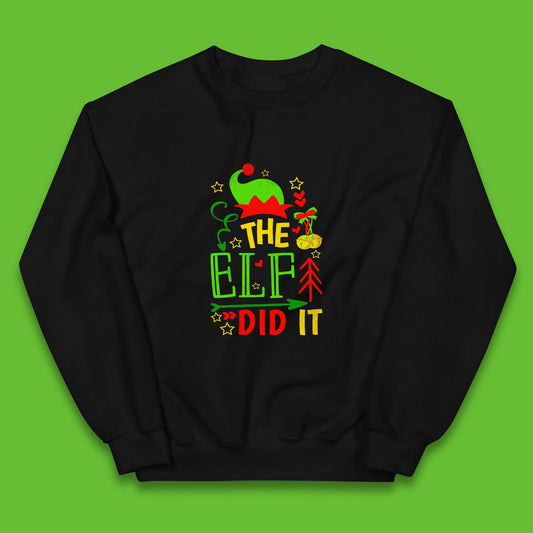 christmas the elf did it funny jumper
