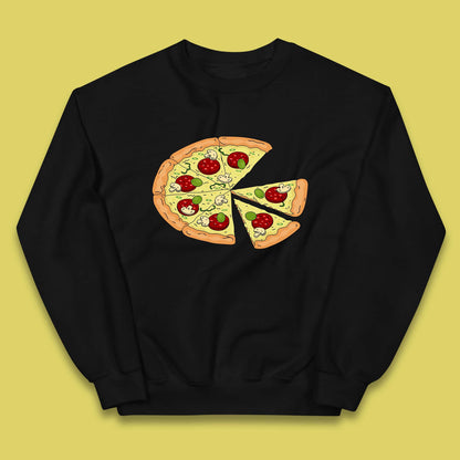 Italian Pizza Pizzaologist Pizza Lover Pizza Holic Pizza Addict Kids Jumper