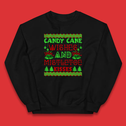 candy cane christmas jumper