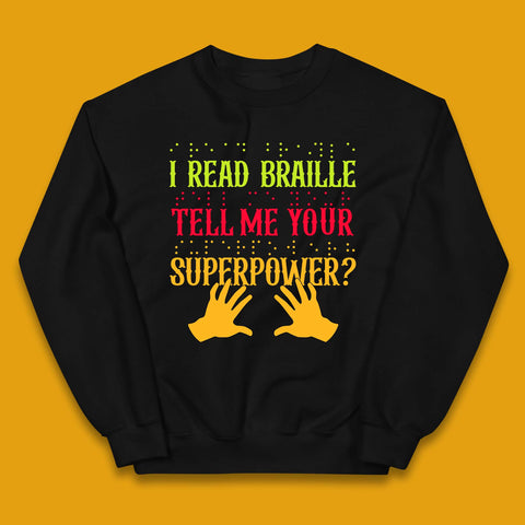Braille Superpower Kids Jumper