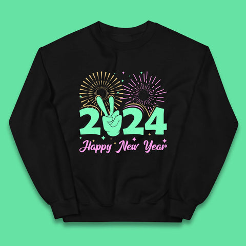2024 2024 Happy New Year Celebrations Kids Jumper