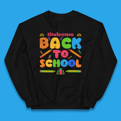 Welcome Back To School Return to the Halls of Learning School Study Gift Kids Jumper