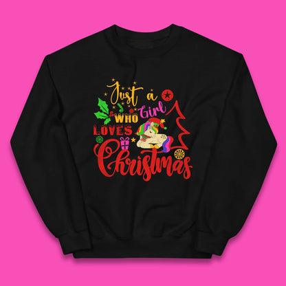 Unicorn Christmas Kids Jumper