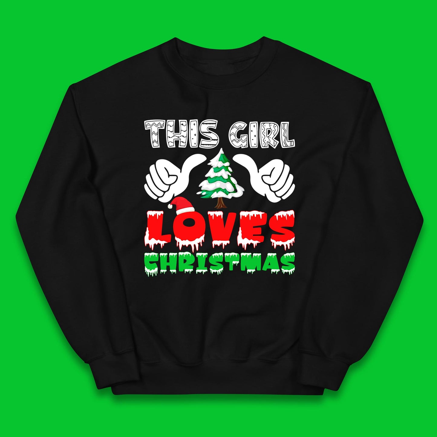 this girl loves christmas jumper