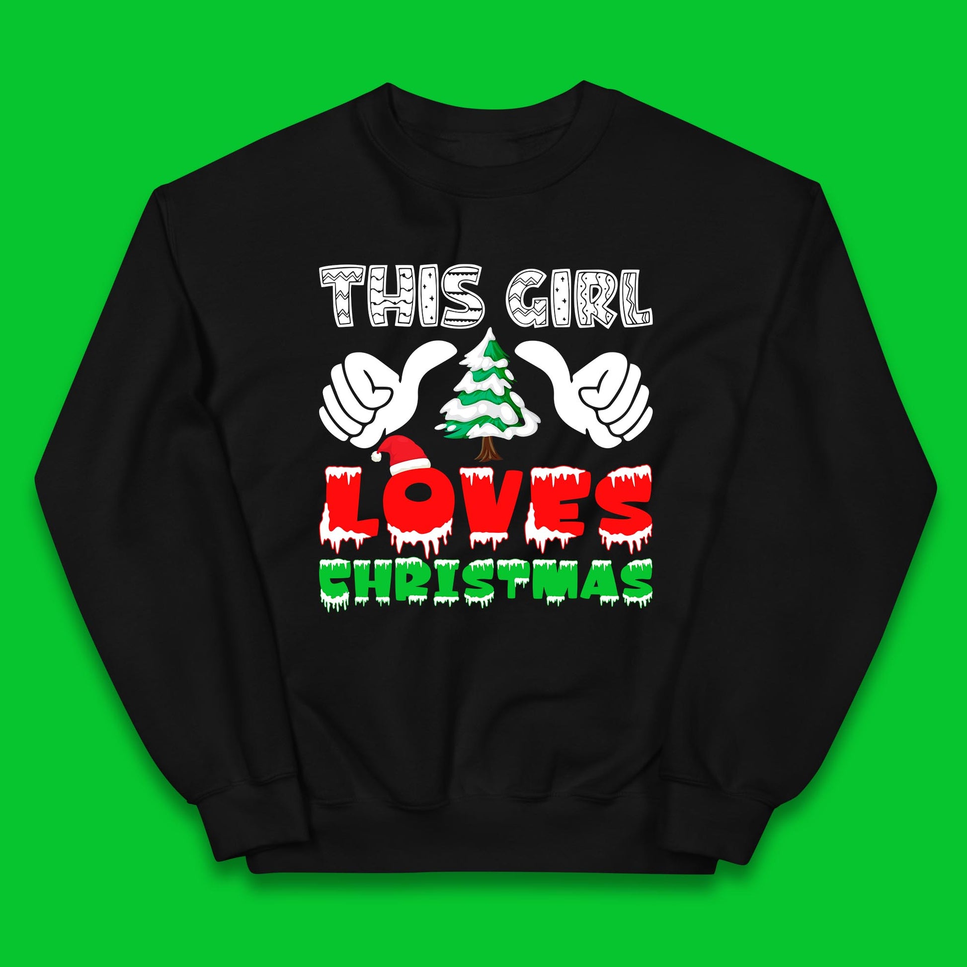 this girl loves christmas jumper