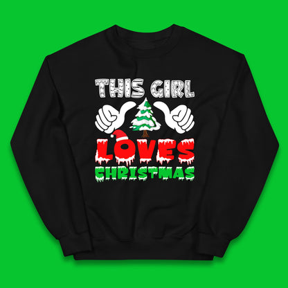 this girl loves christmas jumper