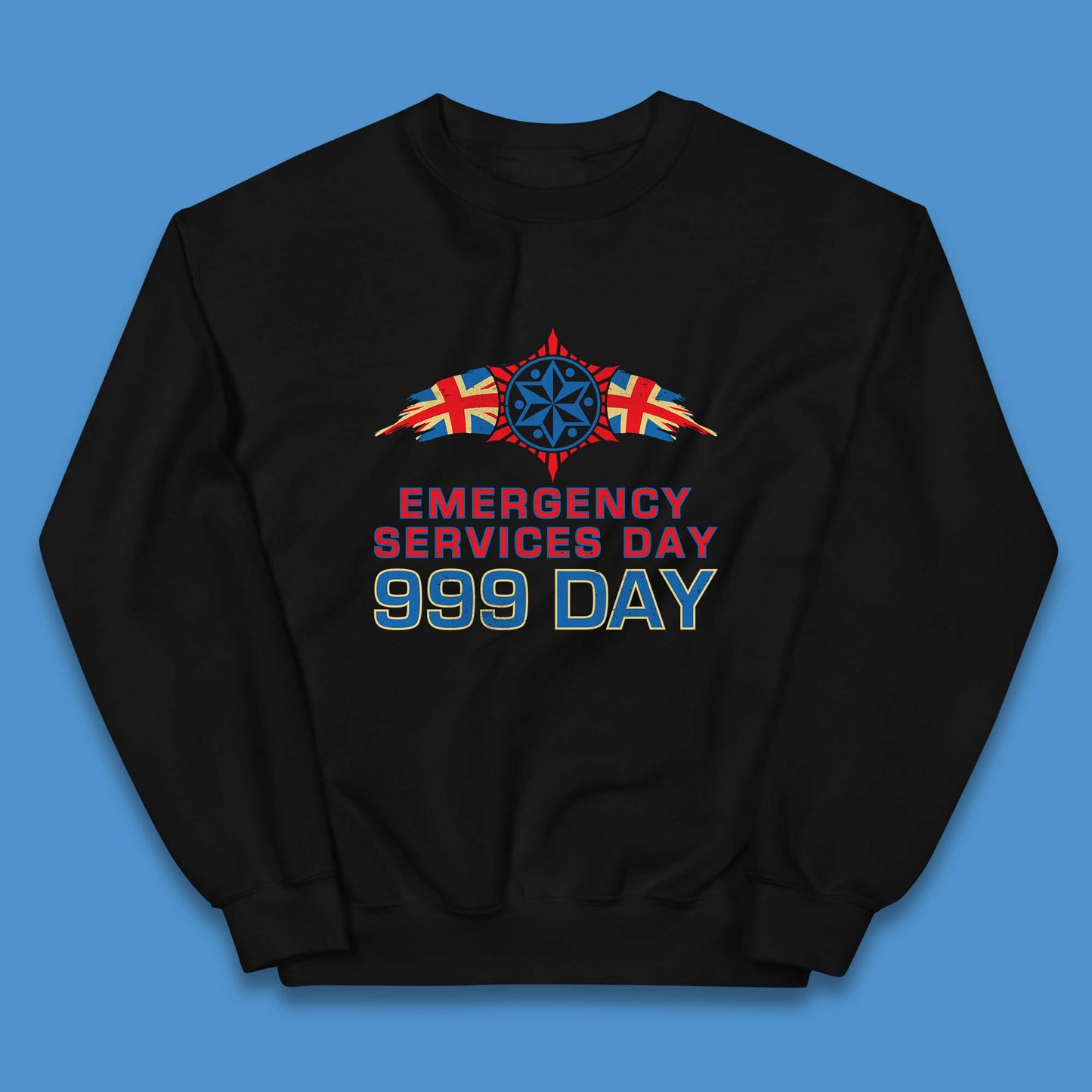 Emergency Services Day 999 Days United Kingdom Emergency Services First Responder Annual Holiday Kids Jumper