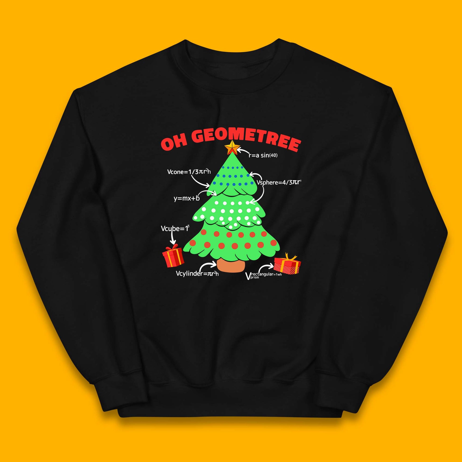 oh geometree christmas tree math geometry jumper
