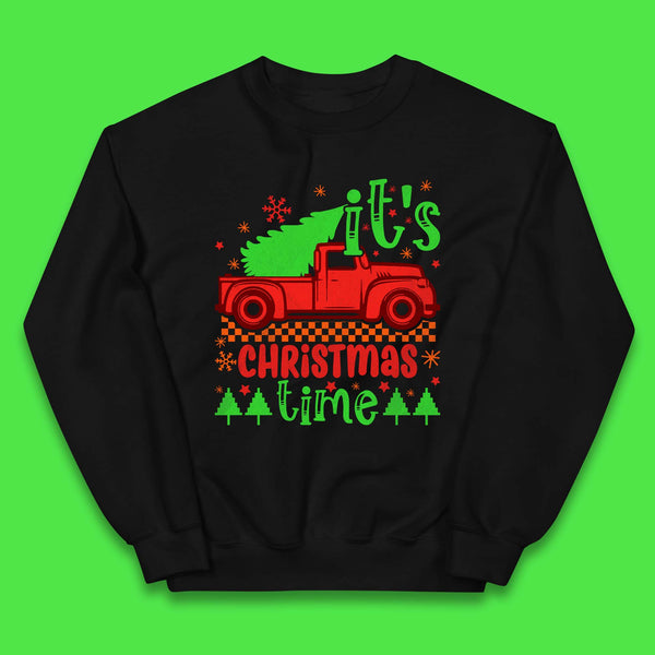 Christmas Truck Kids Jumper
