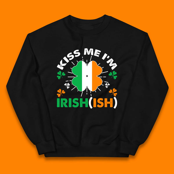 Kiss Me I'm Irish Kids Jumper