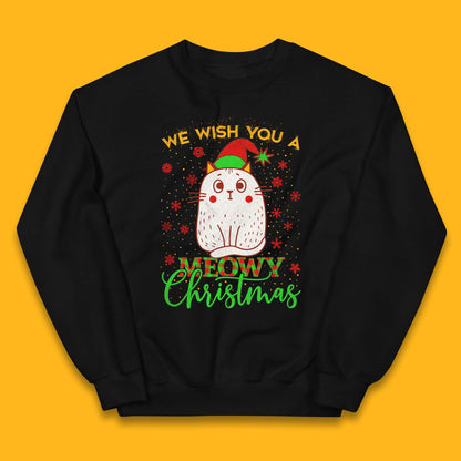 Meowy Christmas Kids Jumper
