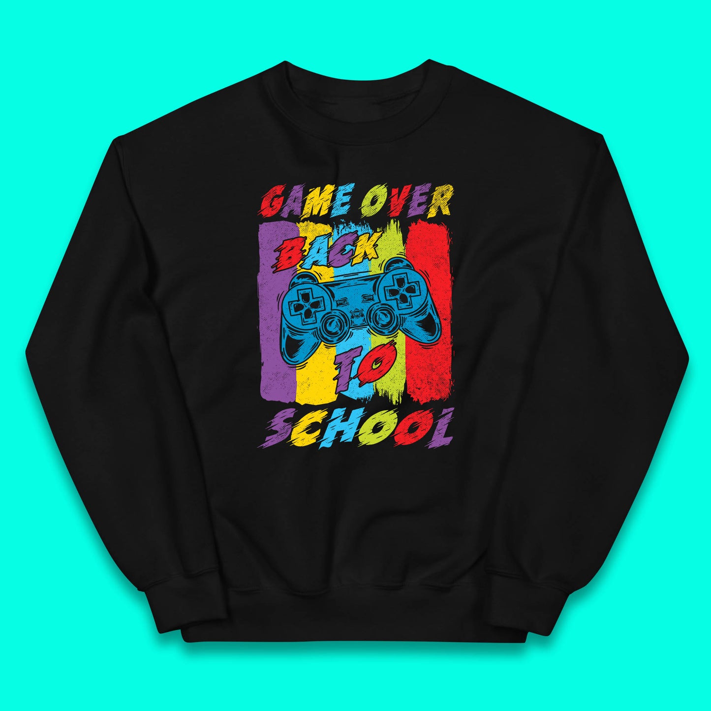 Game Over Return to the Halls of Learning Back To School Kids Study Gift Kids Jumper