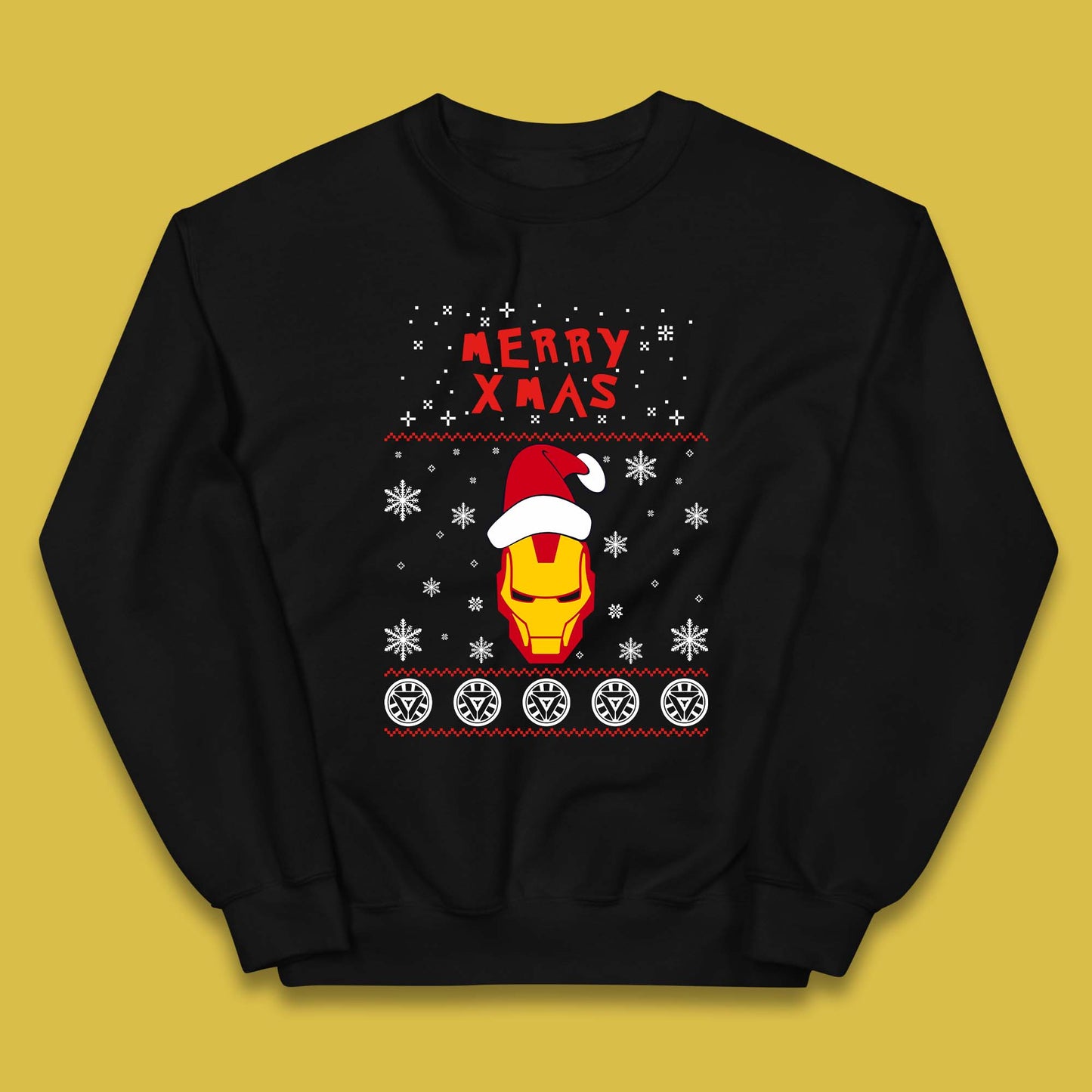 Merry Xmas Ironman Kids Jumper