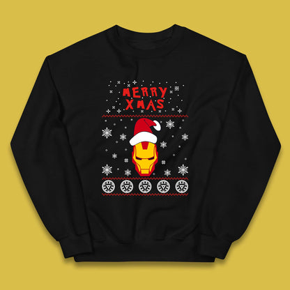 Merry Xmas Ironman Kids Jumper