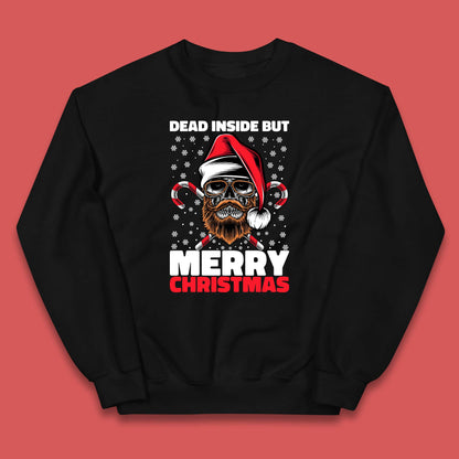 hipster skull christmas jumper