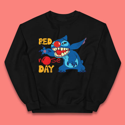 Stitch Red Nose Day Kids Jumper