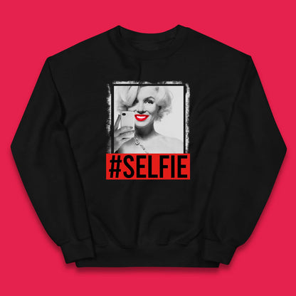 Marilyn Monroe #selfie American Actress Model Singer Hollywood Stars Kids Jumper