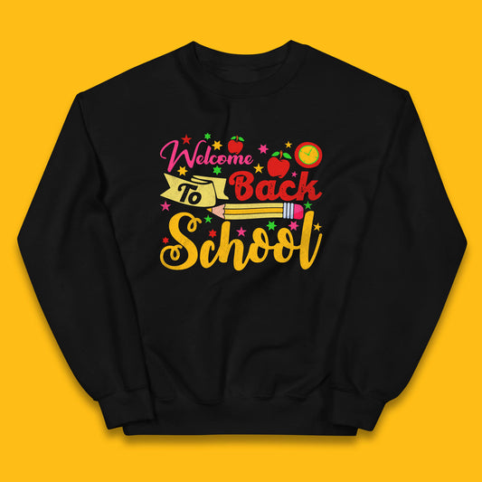 Welcome Back To School First Day Of School Straight Back To School Kids Jumper