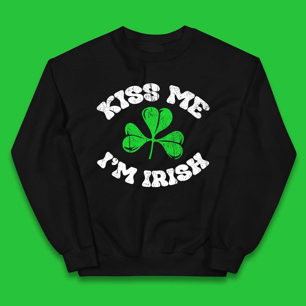 Kiss Me I'm Irish St. Patrick's Day Kids Jumper