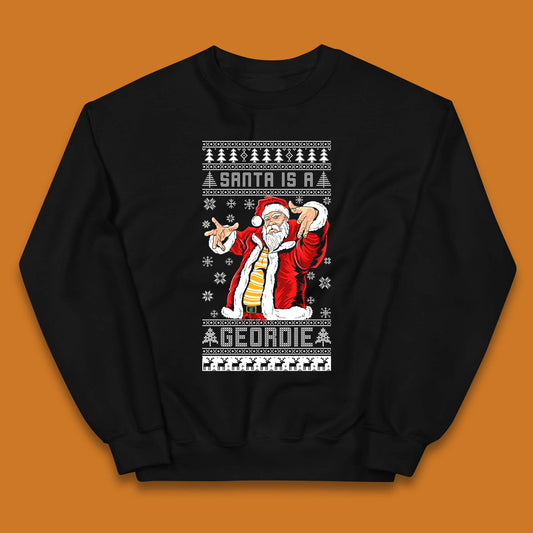 Santa Is A Gerodie Christmas Kids Jumper