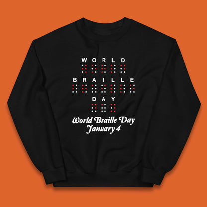 World Braille Day Kids Jumper