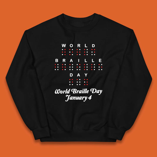 World Braille Day Kids Jumper