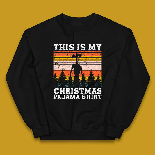 Alien Siren Head Christmas Kids Jumper