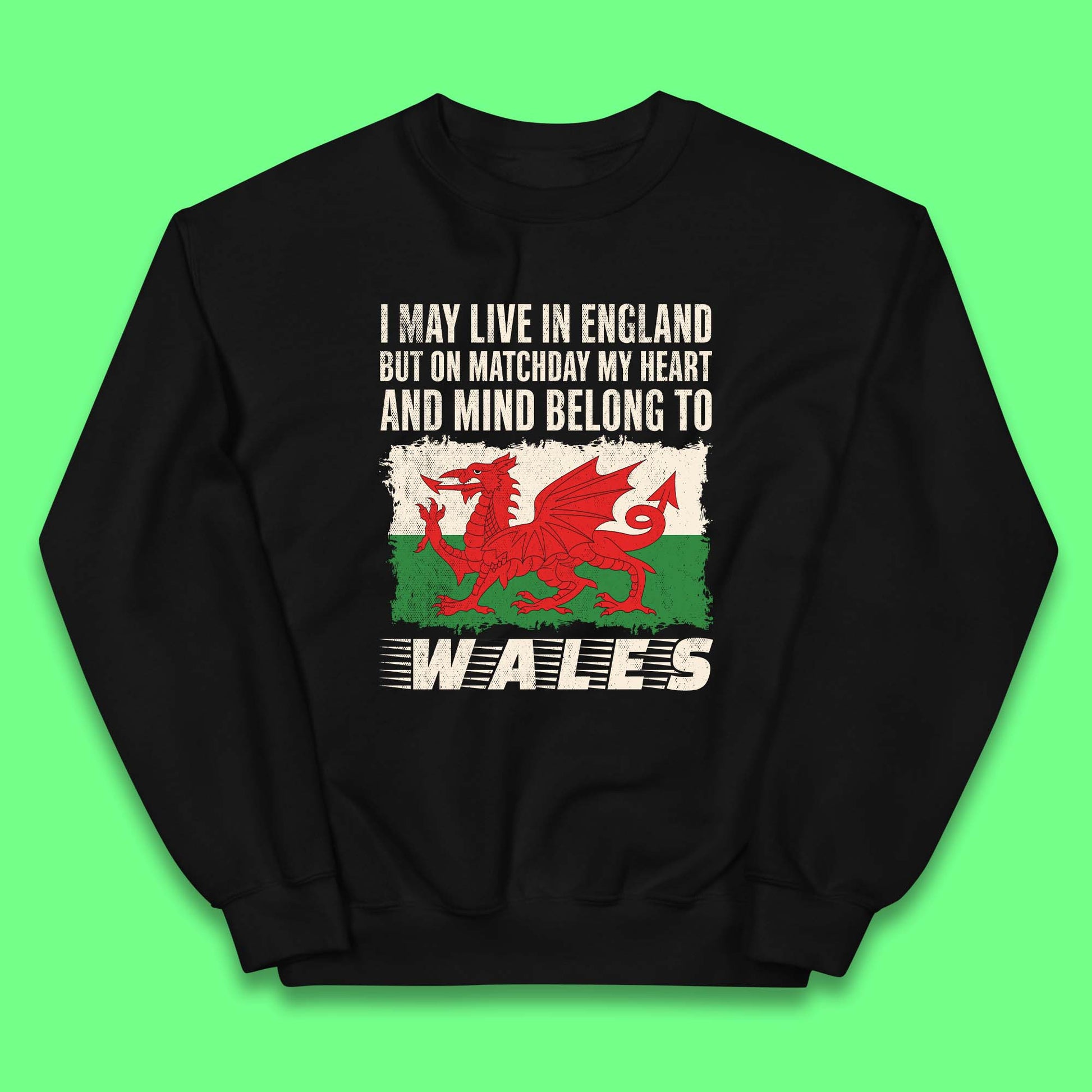 Childrens Wales Football Team Jumper