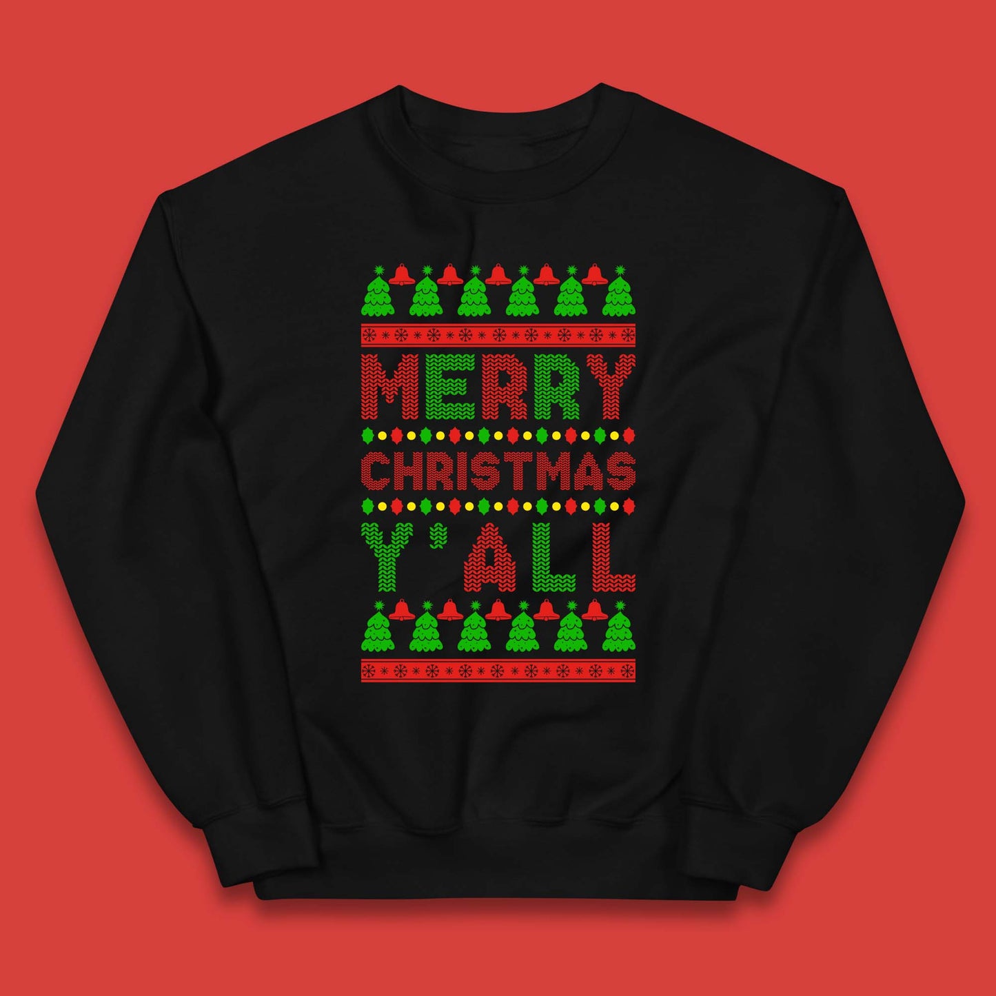 Merry Christmas Y'All Kids Jumper