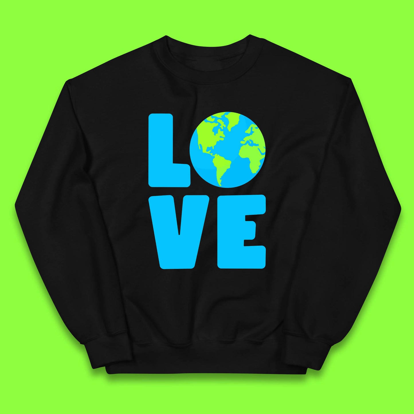Love Earth Day Environmental Climate Change Save The Planet Kids Jumper