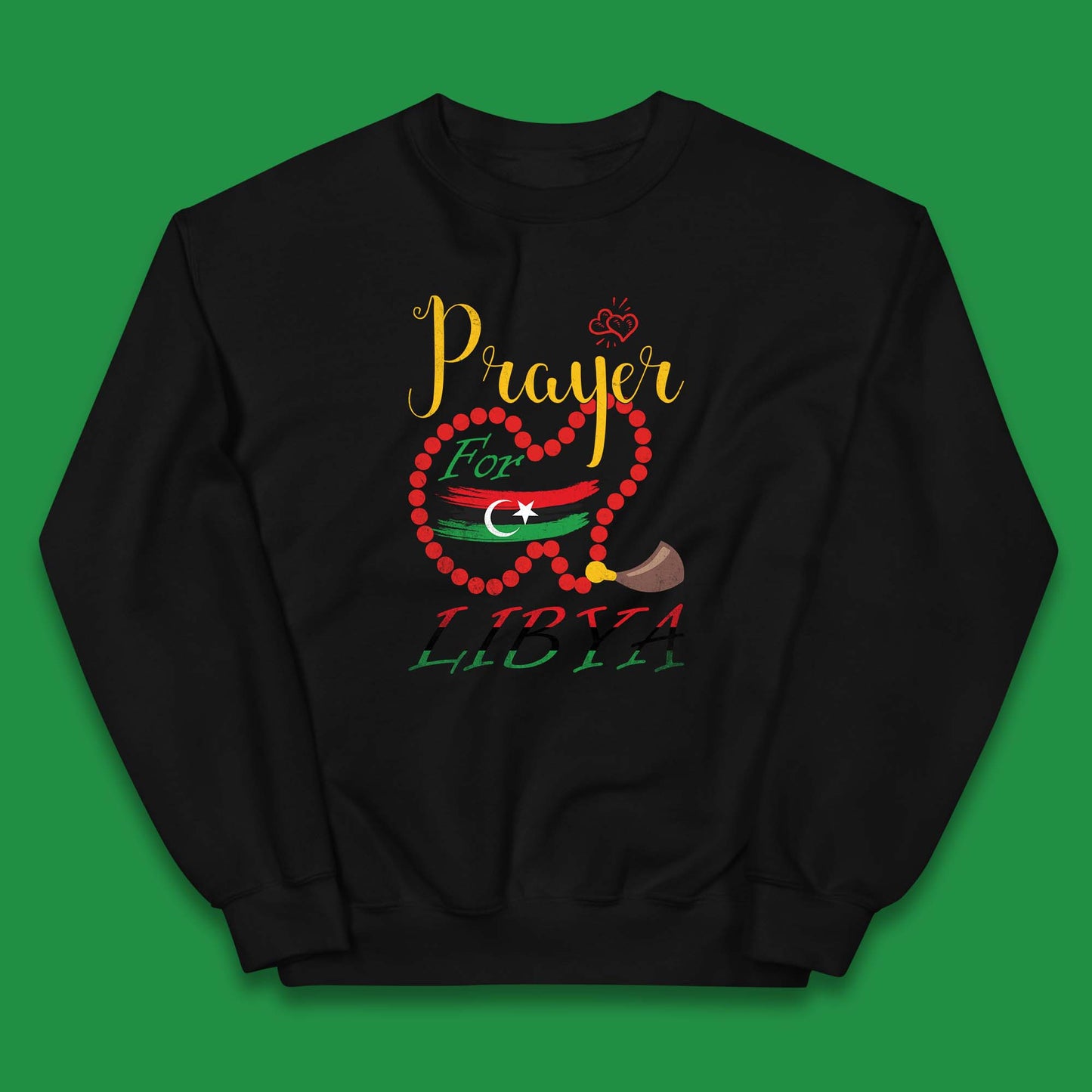 Prayer For Libya Help Libya Flood Solidarity Stand With Libya Kids Jumper