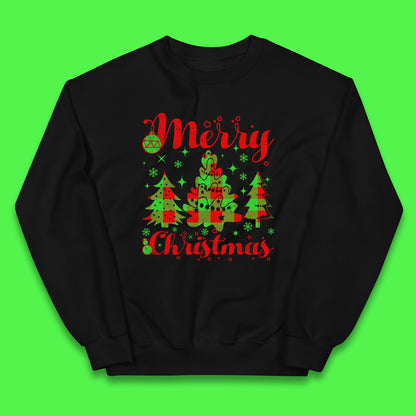 merry christmas trees jumper