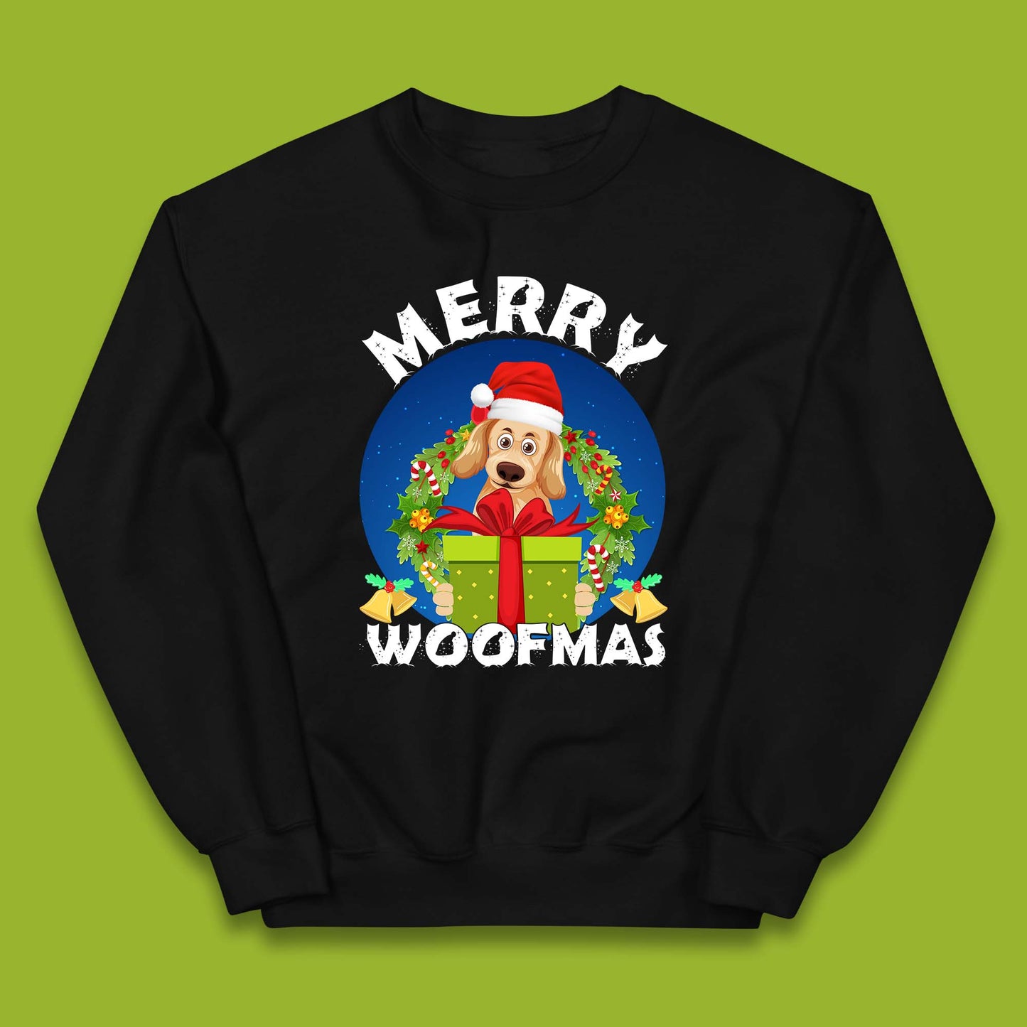 merry woofmas jumper