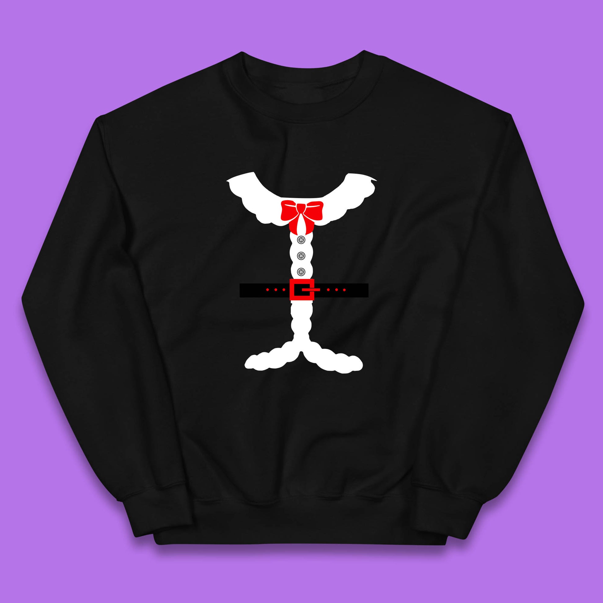 santa costume christmas kids jumper