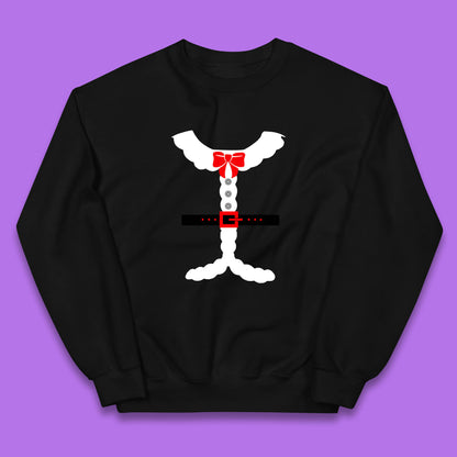 santa costume christmas kids jumper