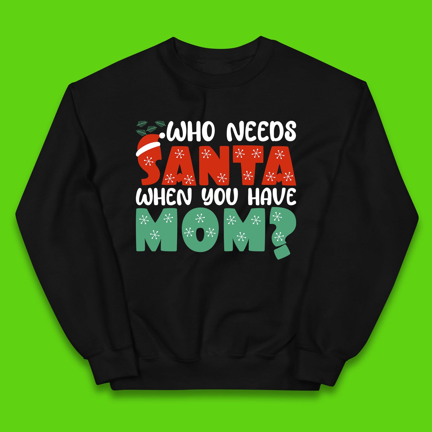 santa mom christmas jumper