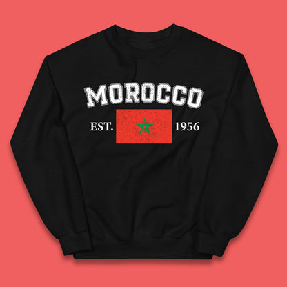 Morocco Est 1956 Kids Jumper
