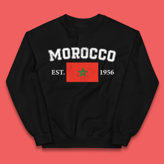 Morocco Est 1956 Kids Jumper