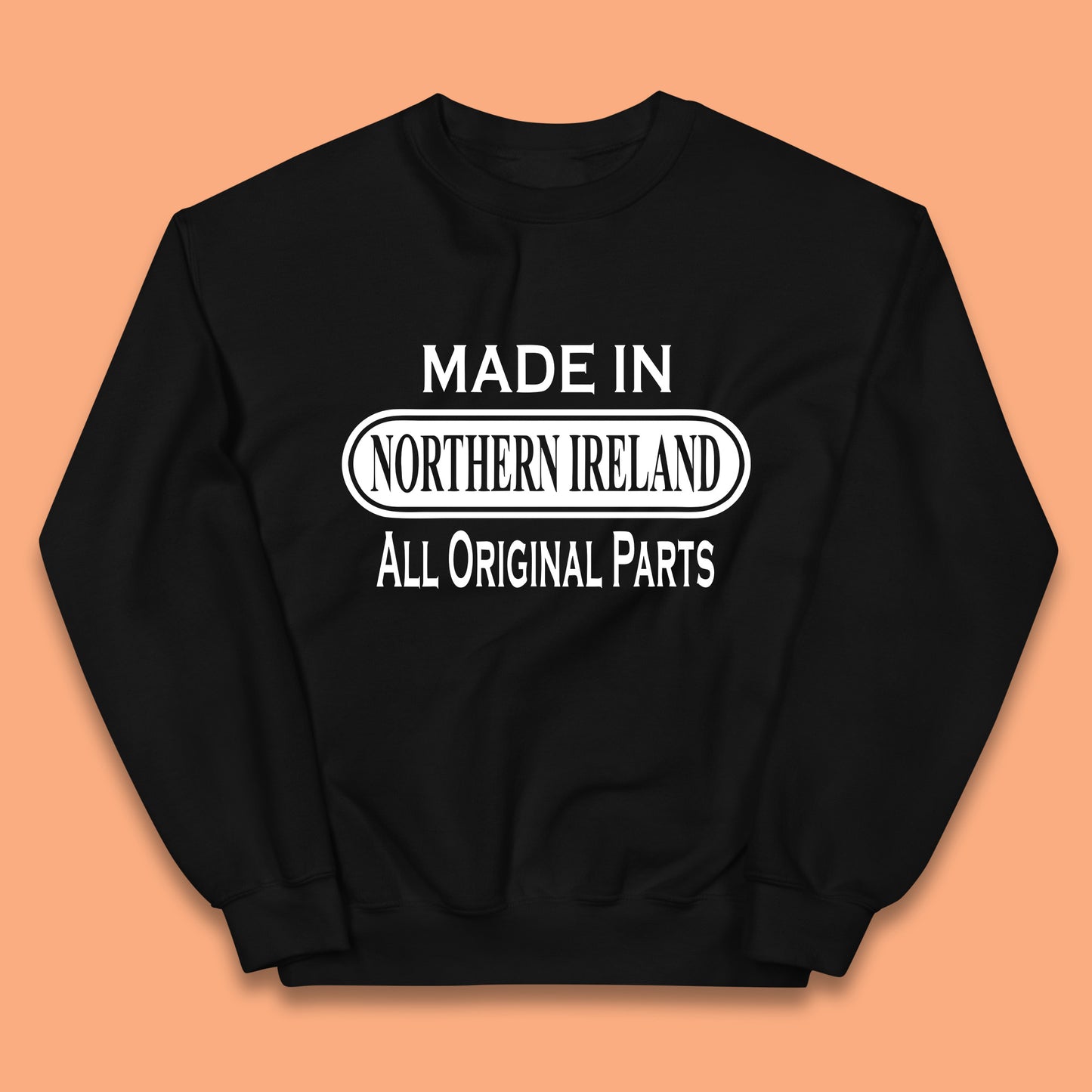 Made in Northern Ireland All Original Parts Kids Jumper