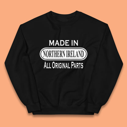 Made in Northern Ireland All Original Parts Kids Jumper