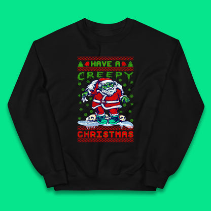 zombie santa claus jumper