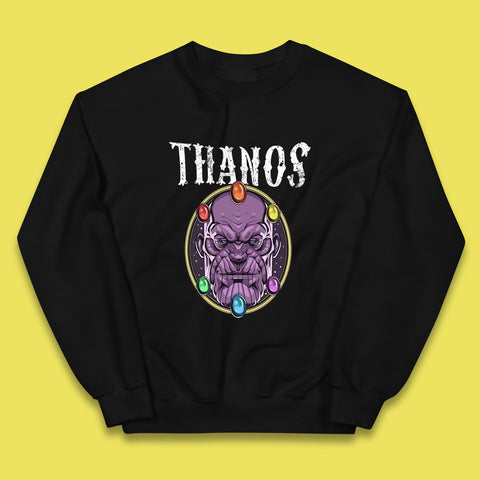 Thanos Avengers Infinity Stones Thanos Comic Book Supervillain Fictional Characters Infinity Gauntlet Marvel Villian Kids Jumper
